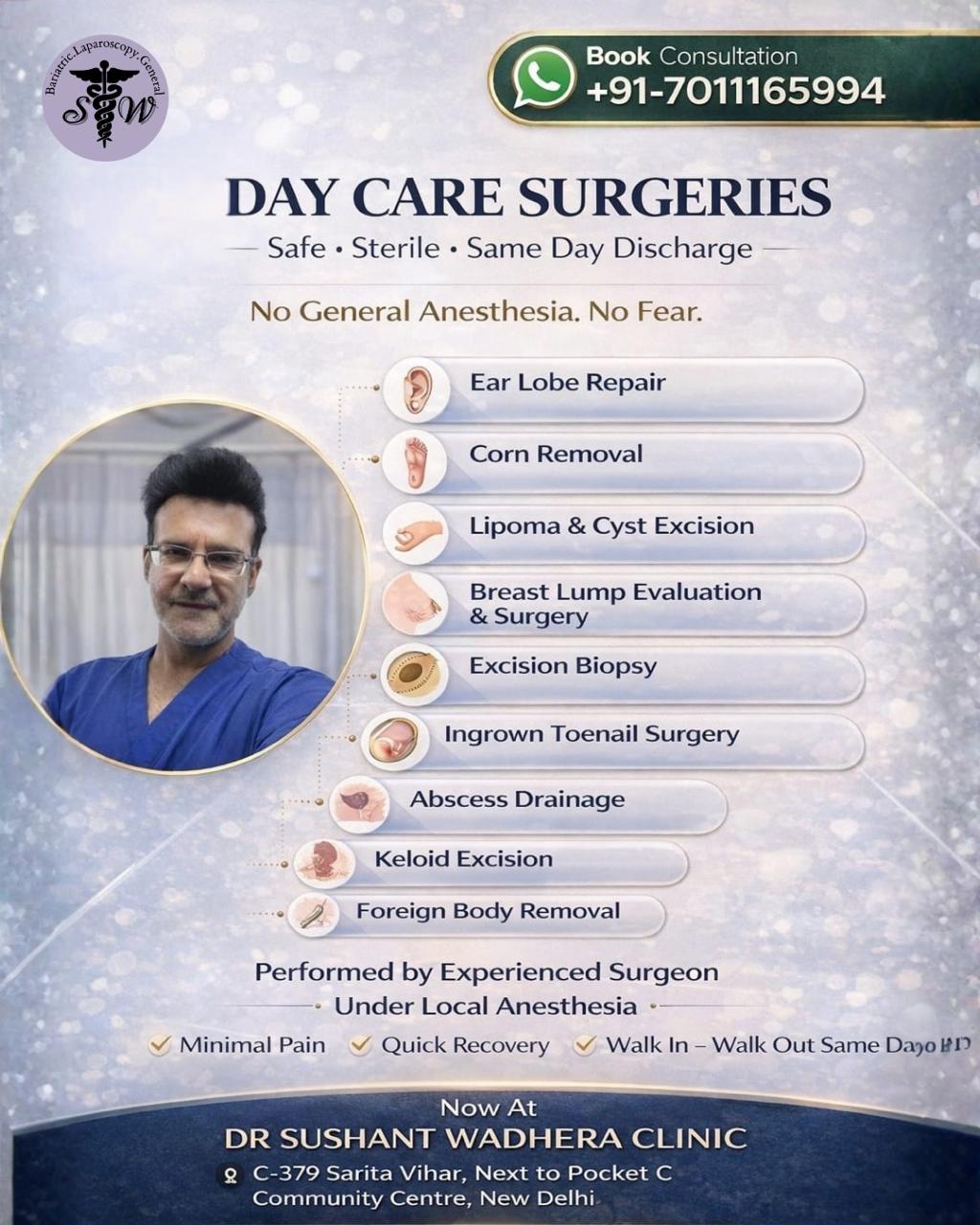 Day Care Surgeries in Delhi